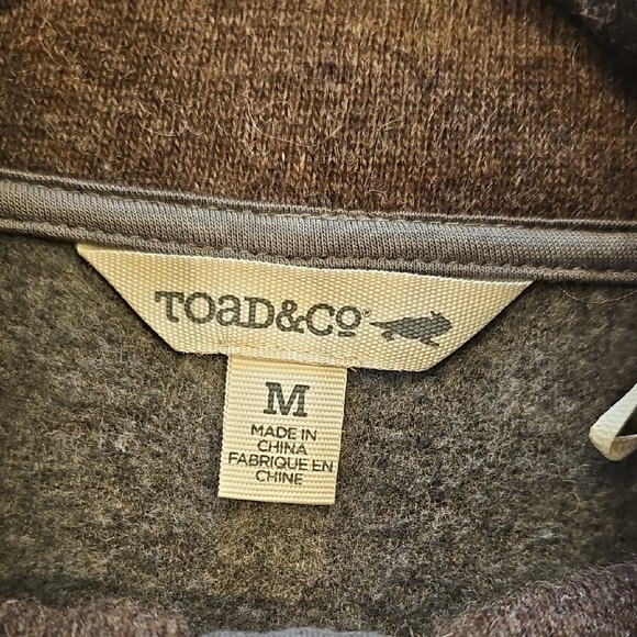 Toad&Co Brown Wool Blend Vest - Picture 2 of 8